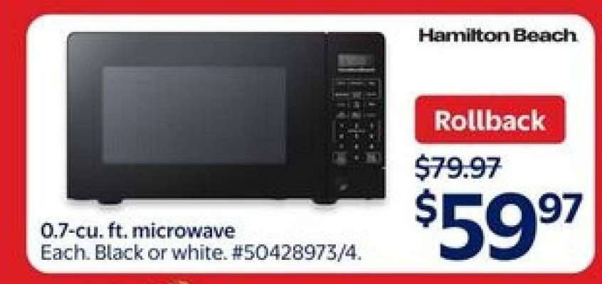 Hamilton Beach 0.7-cu. ft. Microwave