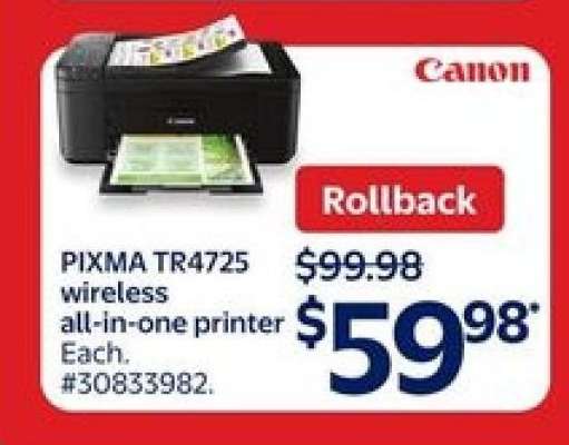 PIXMA TR4725 wireless all-in-one printer