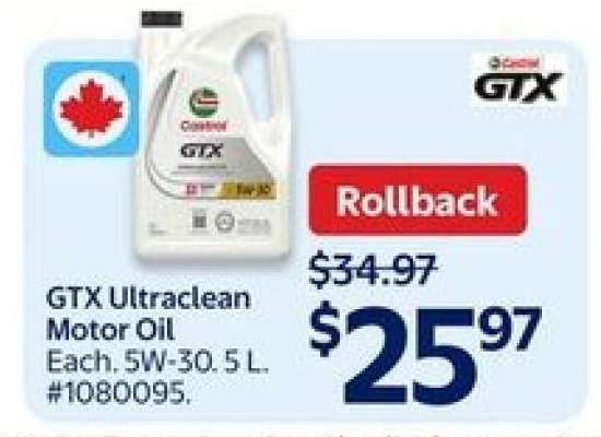 GTX Ultraclean Motor Oil
