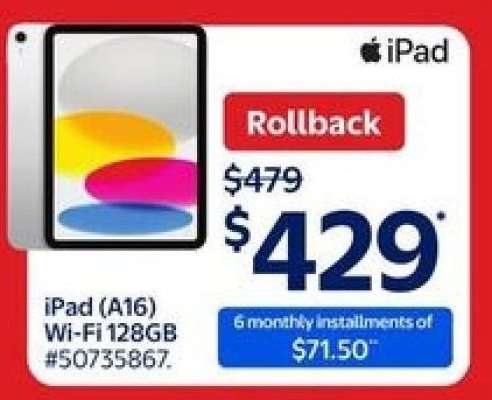 iPad A16 Wi-Fi 128GB
