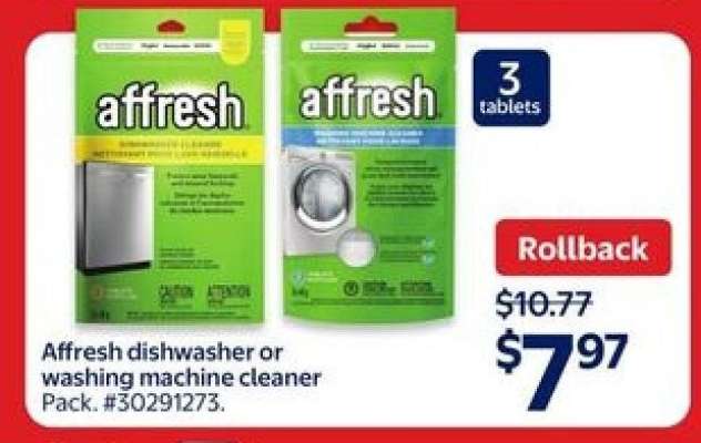 Affresh dishwasher or washing machine cleaner