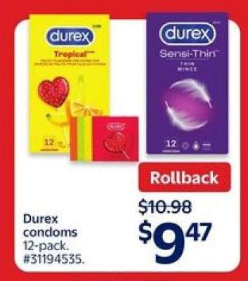 Durex condoms 12-pack