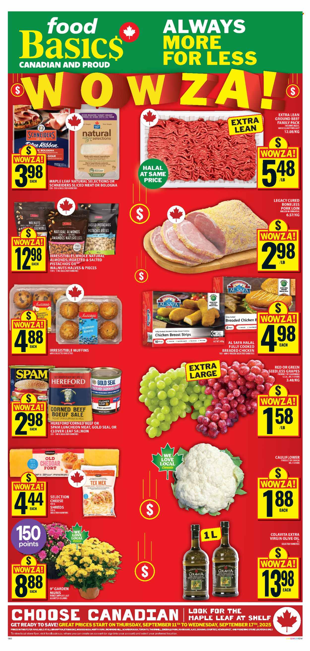 Food Basics flyer - September 11, 2025 - September 17, 2025. Page 1
