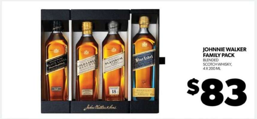 Johnnie Walker Family Pack