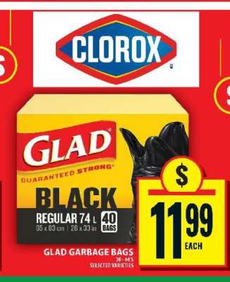 GLAD GARBAGE BAGS