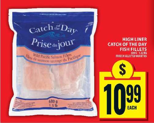 HIGH LINER CATCH OF THE DAY FISH FILLETS