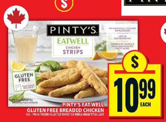 Pinty's Eat.Well Gluten Free Breaded Chicken