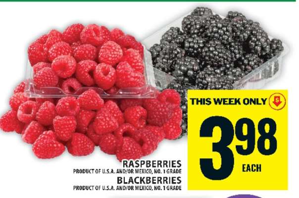 Raspberries and Blackberries
