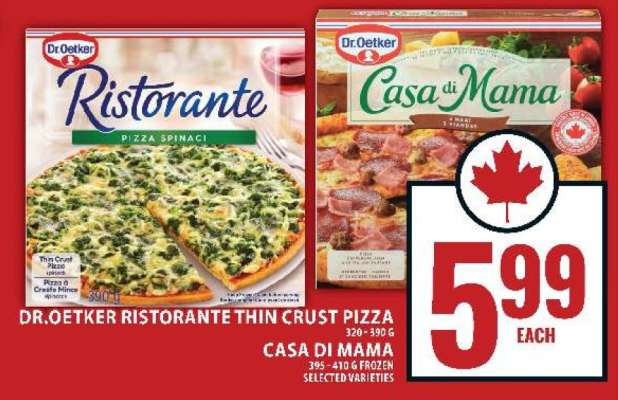 Dr. Oetker Ristorante Thin Crust Pizza / Casa di Mama
