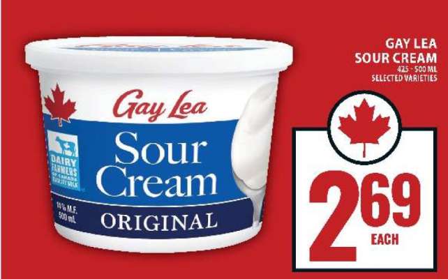 GAY LEA SOUR CREAM