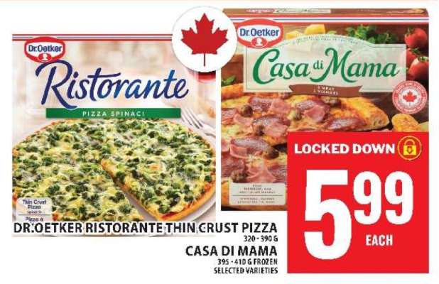 Dr. Oetker Ristorante Thin Crust Pizza / Casa di Mama