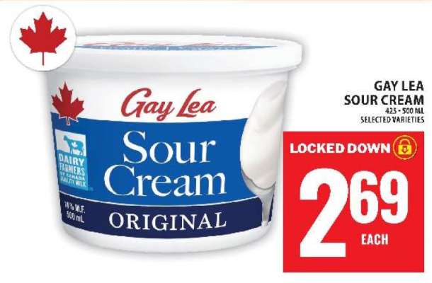 GAY LEA SOUR CREAM