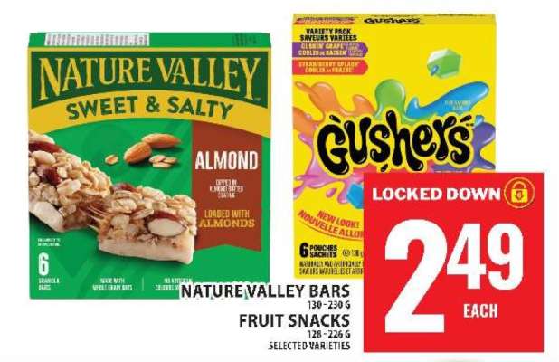 Nature Valley Bars / Fruit Snacks