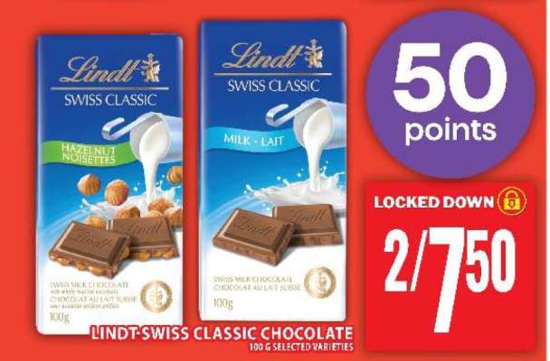 Lindt Swiss Classic Chocolate