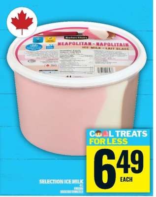SELECTION ICE MILK