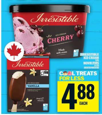 Irresistible Ice Cream and Novelties
