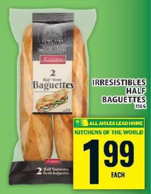 IRRESISTIBLES HALF BAGUETTES