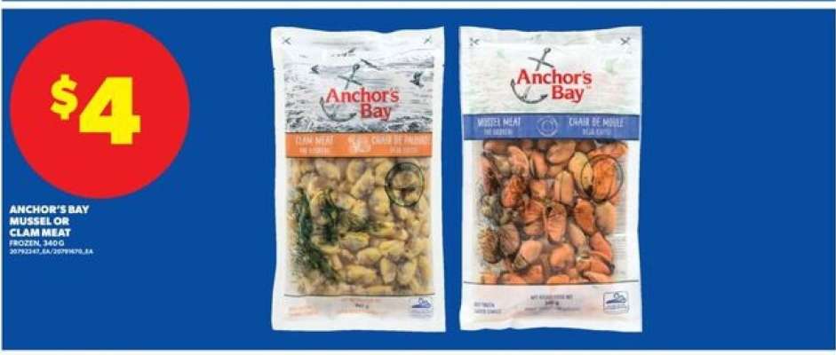 Anchor's Bay Mussel or Clam Meat