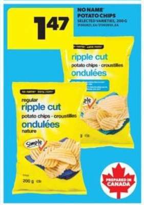 NO NAME POTATO CHIPS