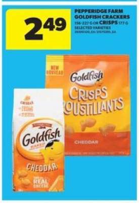 PEPPERIDGE FARM GOLDFISH CRACKERS