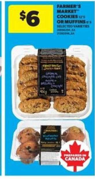 Farmer's Market Cookies or Muffins