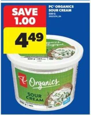 PC Organics Sour Cream