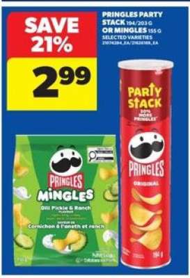 PRINGLES Party Stack or Mingles