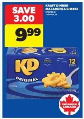 Kraft Dinner Macaroni & Cheese