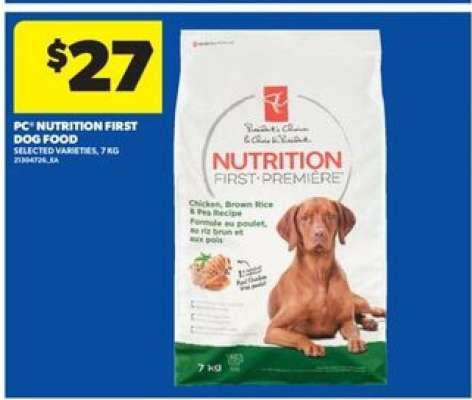 PC Nutrition First Dog Food