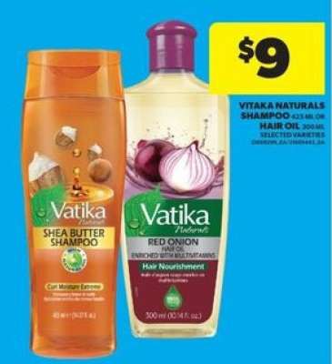 Vatika Naturals Shampoo or Hair Oil