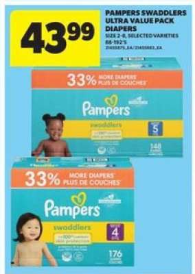 Pampers Swaddlers Ultra Value Pack Diapers