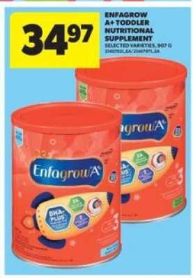 ENFAGROW A+ TODDLER NUTRITIONAL SUPPLEMENT