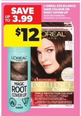 L'Oreal Excellence Hair Colour or Root Cover Up