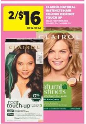 Clairol Natural Instincts Hair Colour or Root Touch Up