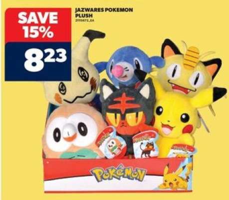 Jazwares Pokemon Plush