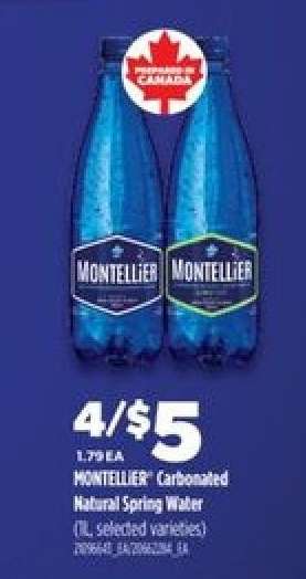 Montellier Carbonated Natural Spring Water