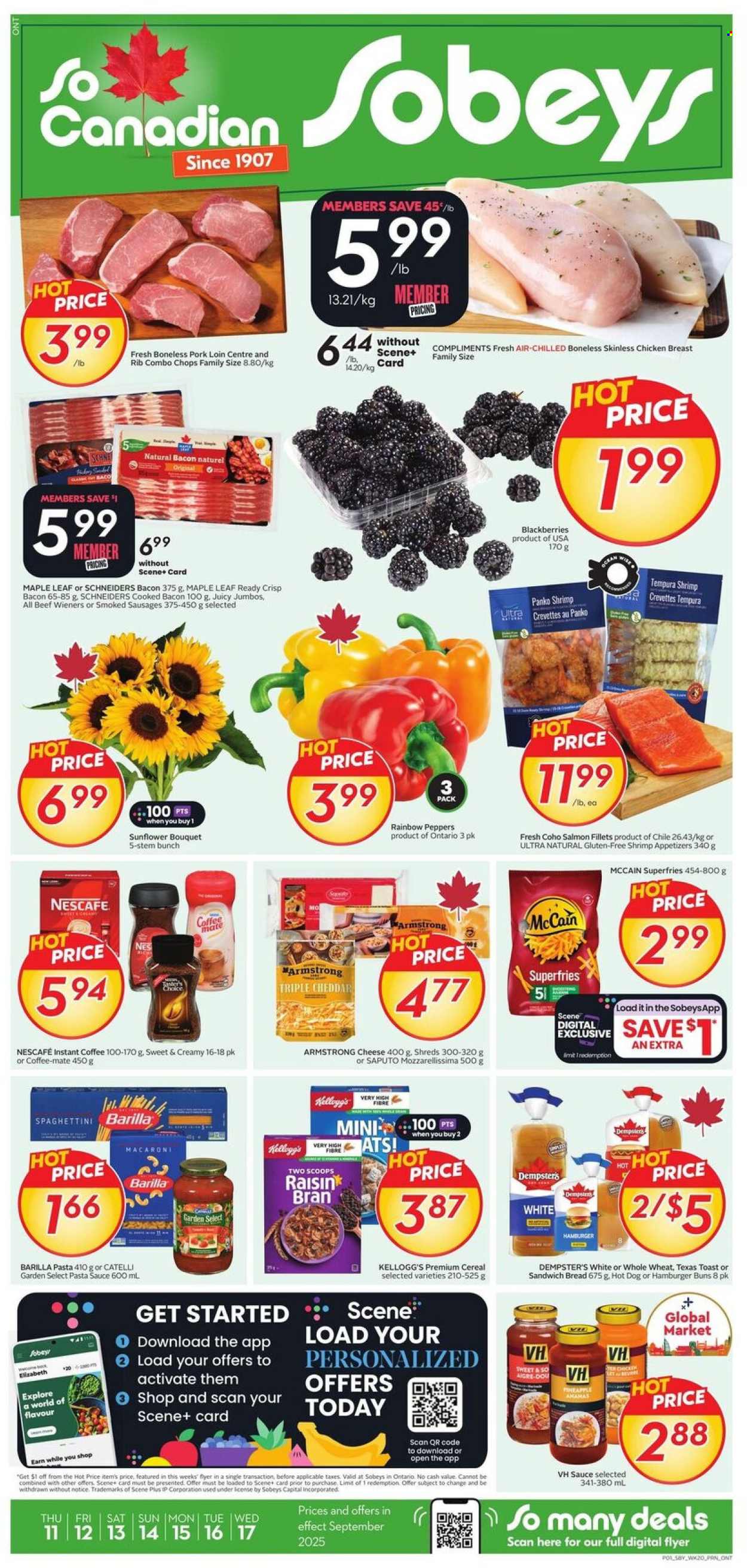 Sobeys flyer - September 11, 2025 - September 17, 2025. Page 1