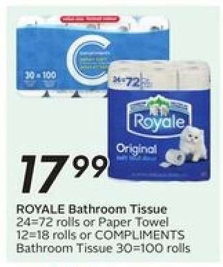 ROYALE BATHROOM TISSUE