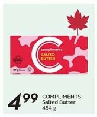 COMPLIMENTS Salted Butter