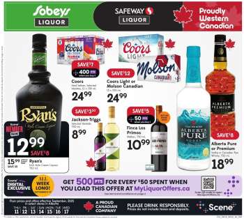 Sobeys Liquor Flyer - September 11, 2025 - September 17, 2025.