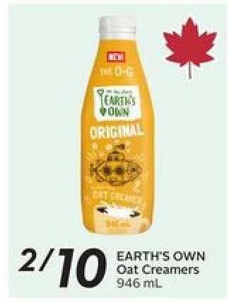 EARTH'S OWN Oat Creamers