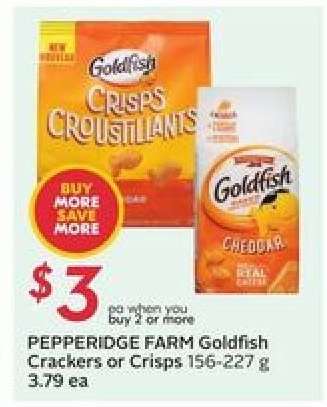 Pepperidge Farm Goldfish Crackers or Crisps