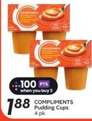 COMPLIMENTS Pudding Cups