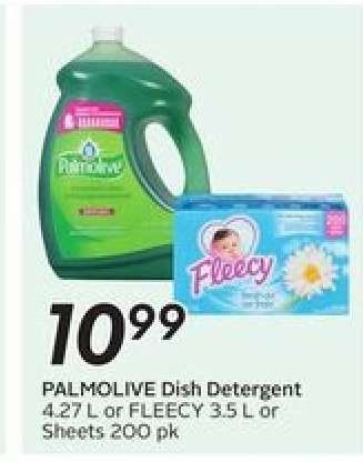 PALMOLIVE Dish Detergent or FLEECY