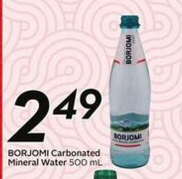 BORJOMI Carbonated Mineral Water 500 mL