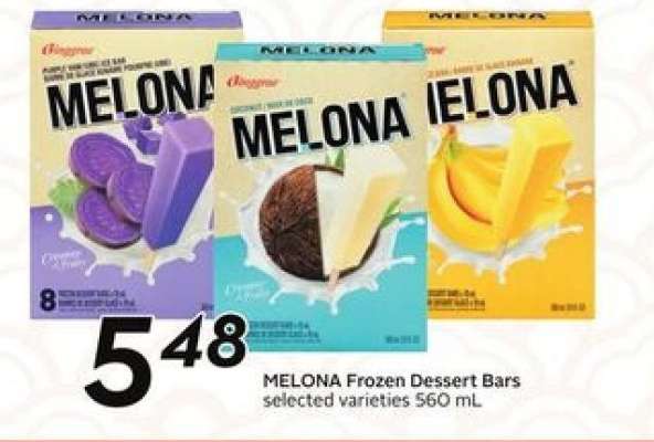 Melona frozen dessert bars