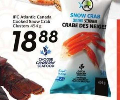 IFC Atlantic Canada Cooked Snow Crab Clusters
