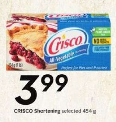 Crisco Shortening