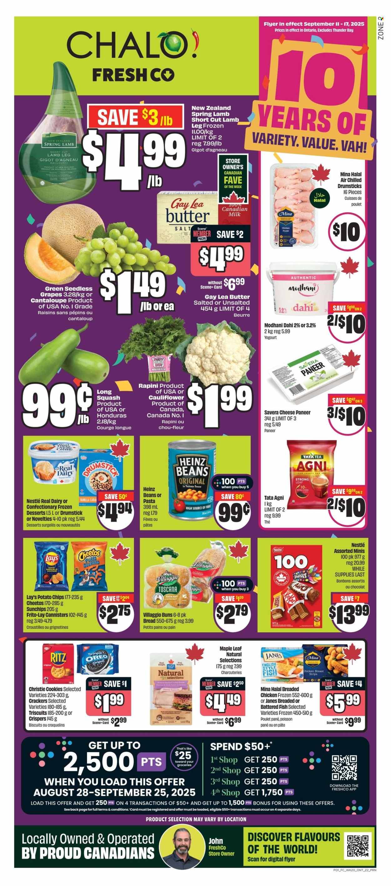 Chalo! FreshCo. flyer - September 11, 2025 - September 17, 2025. Page 1