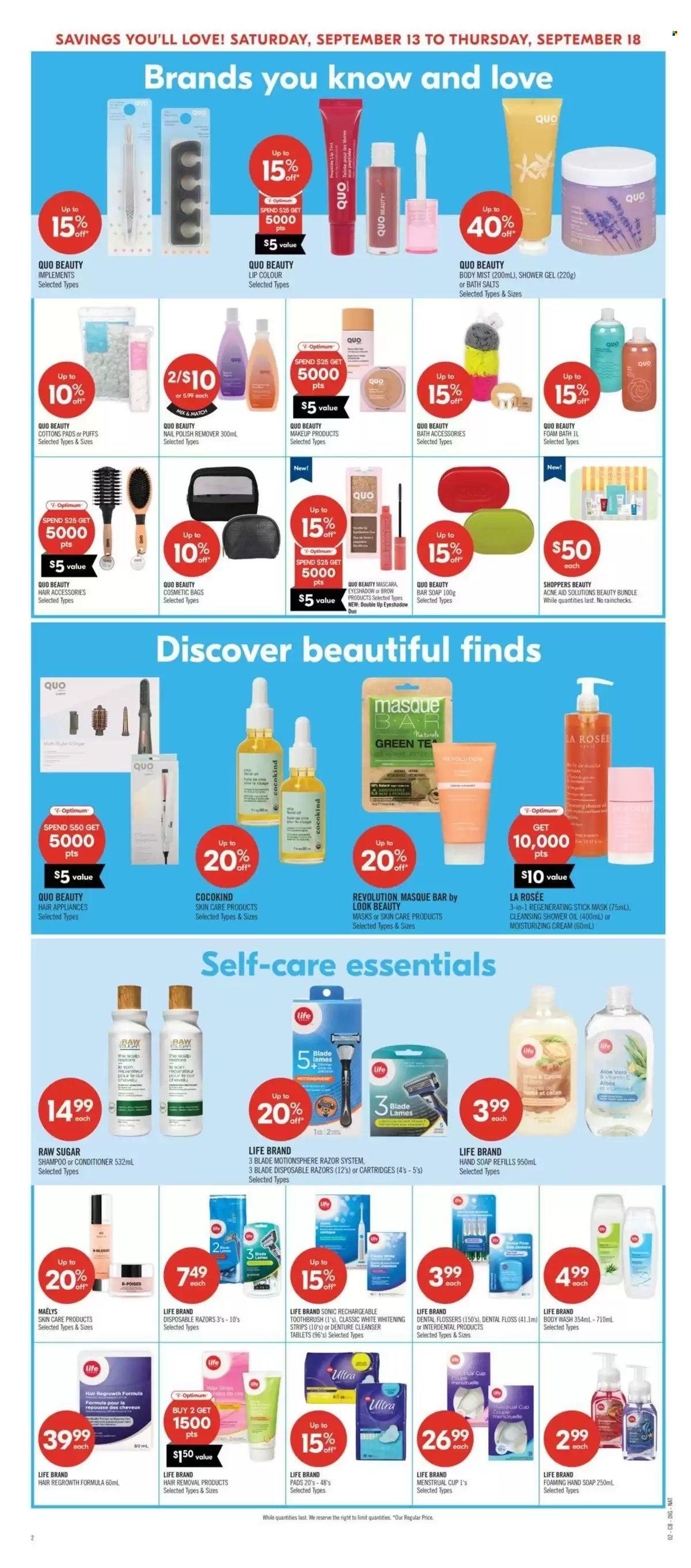 Shoppers Drug Mart flyer - September 13, 2025 - September 18, 2025. Page 16